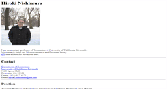 Desktop Screenshot of hirokinishimura.net