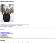 Tablet Screenshot of hirokinishimura.net